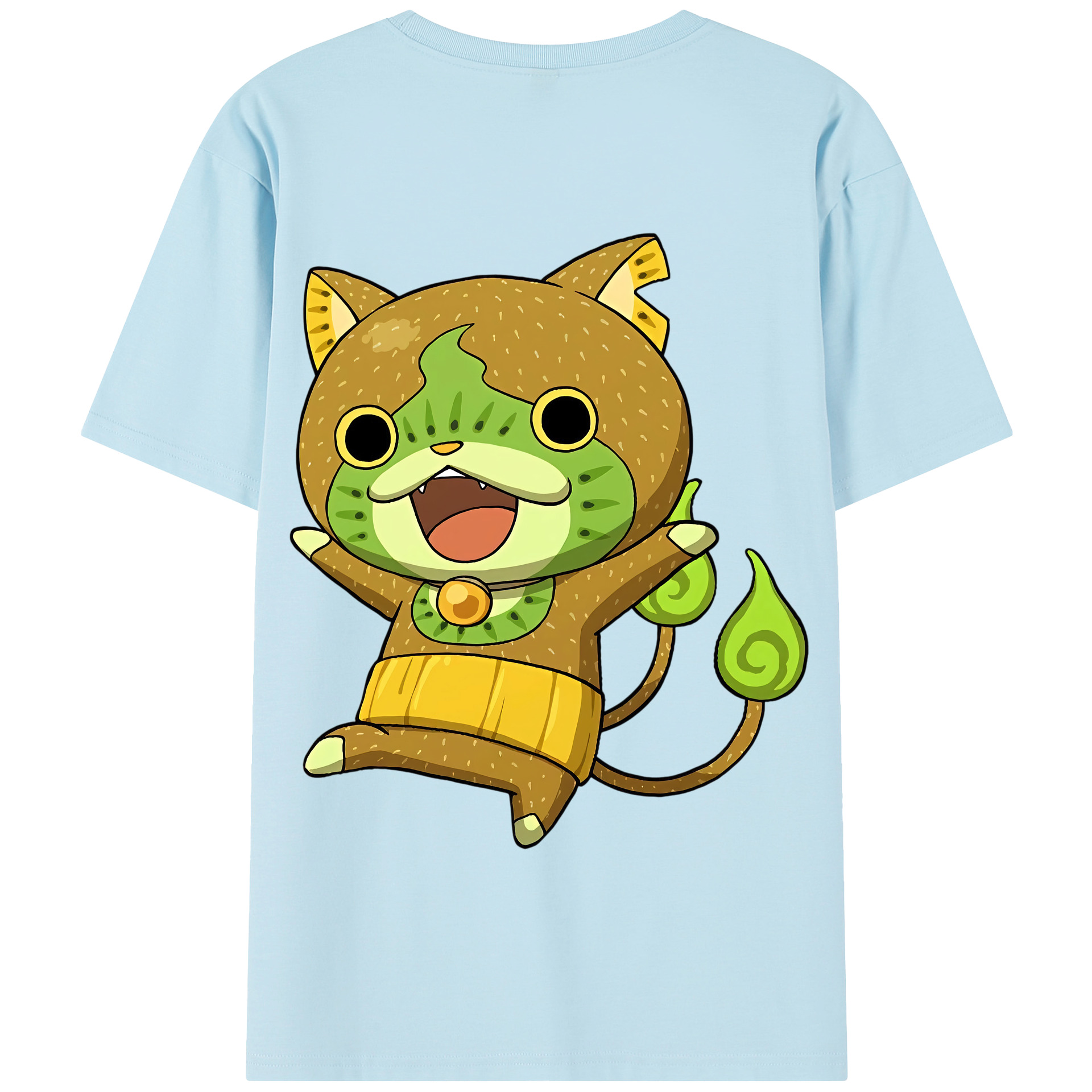 （画像用） 妖怪ウォッチ Yo-kai Watch 綿100％半袖Tシャツ（背面プリント）